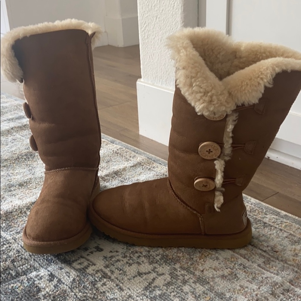 UGG button tall boots